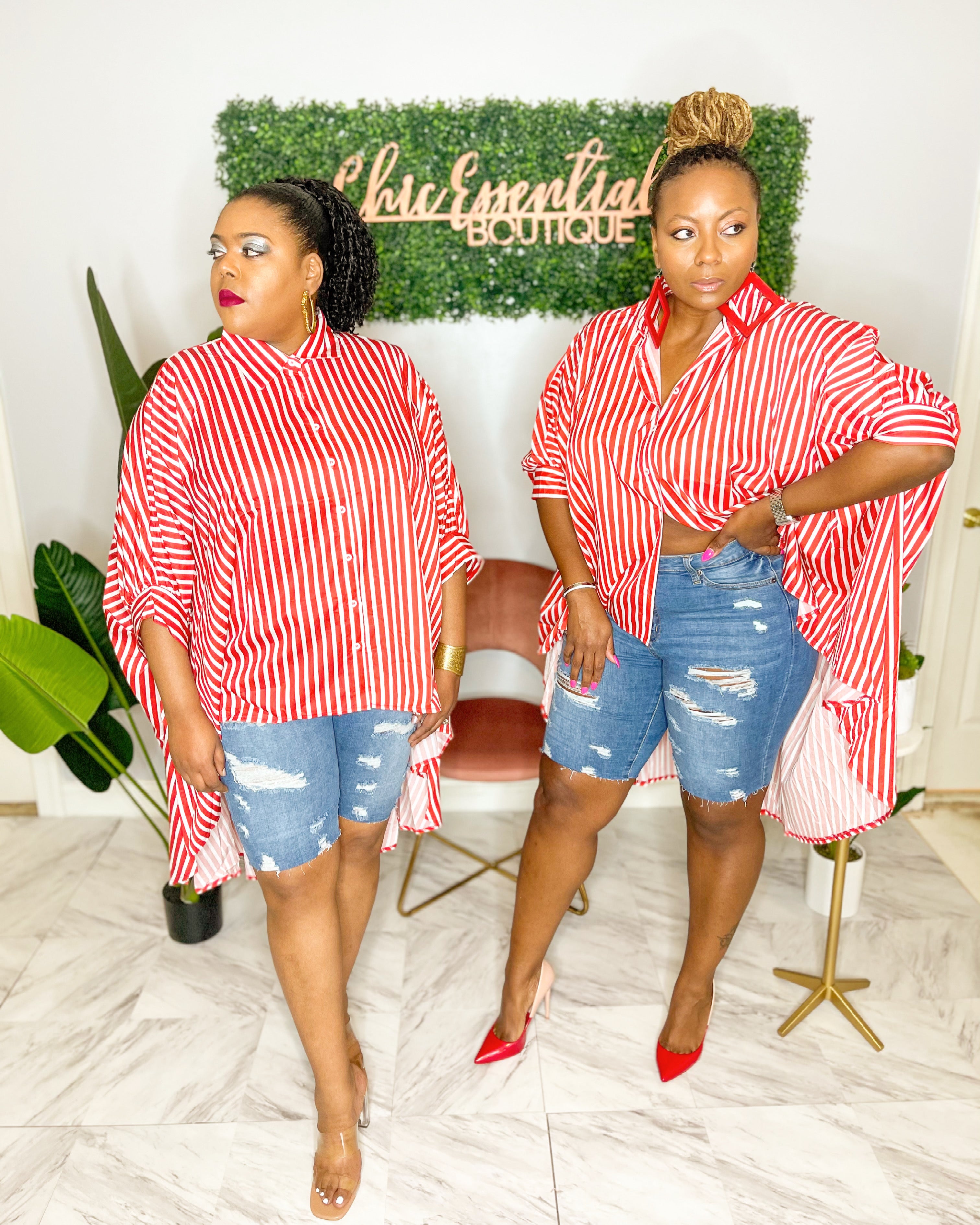 Candy Apple High-Low Top – Chic Essentials Boutique